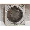 Image 1 : 1879 CC Carson City silver morgan dollar