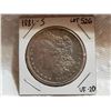 Image 1 : 1881 S Morgan silver dollar VF
