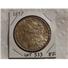 Image 1 : 1897 Morgan silver dollar, EF