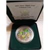 Image 1 : 2003 1 oz silver colored maple leaf coin