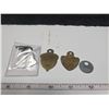 Image 1 : 4 vintage dog tags 1970-80's