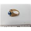 Image 2 : ring with blue ball 10k