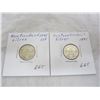 Image 1 : 2 Silver Newfoundland Dimes 1941 and 1945