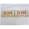 Image 1 : Pair of 1971 Saskatchewan License Plates