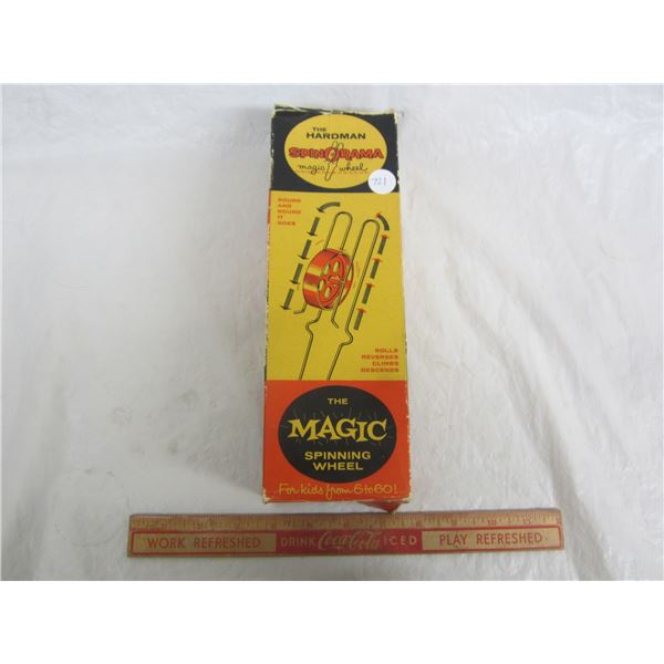 Vintage The Magic Spinning Wheel   Magic Trick with Box