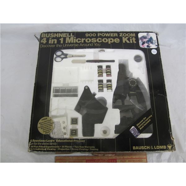 Vintage Bushnell Microscope Kit