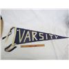 Image 2 : Antique Varsity pennant 33 inches long circa 1930