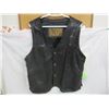 Image 1 : Vintage leather Vest size XL nice Harley Davidson patch on back