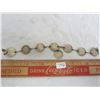 Image 1 : Silver Bracelet made with 8 three pence silver coins 1930's- 1940's