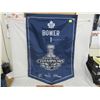 Image 1 : Molson Banner Johnny Bower Mapleleaf's