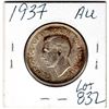 Image 2 : 832 NICE CONDITION 1937 50 CENT PIECE FIRST GEORGE SIXTH 50 CENT