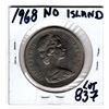 Image 2 : 837 1968 DOLLAR: SCARCE NO ISLAND VARIETY