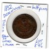 Image 1 : 846 1851 DRAGON SLAYER ½ PENNY BANK TOKEN