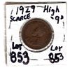 Image 2 : 853 1929 HIGH 9 VARIETY ONE CENT