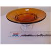 Image 2 : 882 9” BLOWN GLASS VINTAGE PEDESTAL BOWL