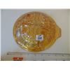 Image 2 : 884 VINTAGE IRRIDESCENT DEPESSION GLASS DIVIDED DISH