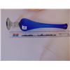 Image 1 : 889 TALL COBALT BLUE CLEAR BASE BLOWN GLASS BUD VASE