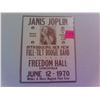 Image 1 : Janis Joplin poster 14" X 12"