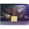Image 3 : Glass case with guitars very old and heavy