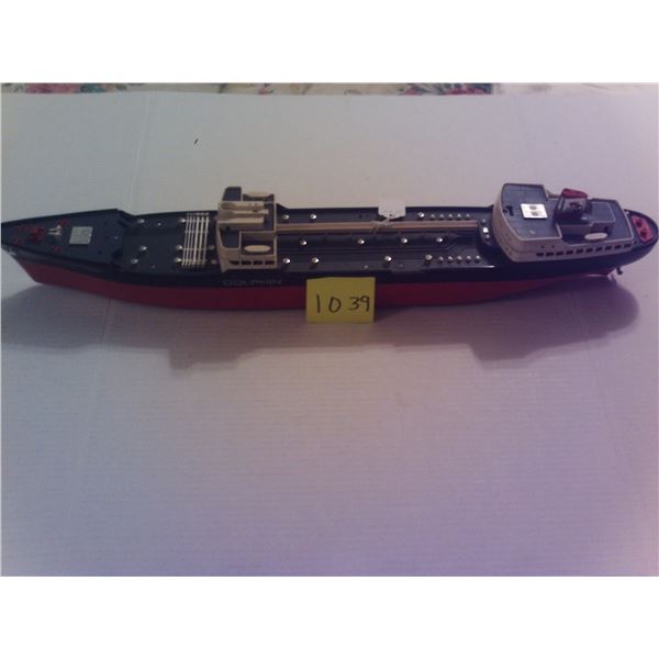 1964 AMF Wen-Mac Dolphin oil tanker sold by Texaco only battery operated - very rare