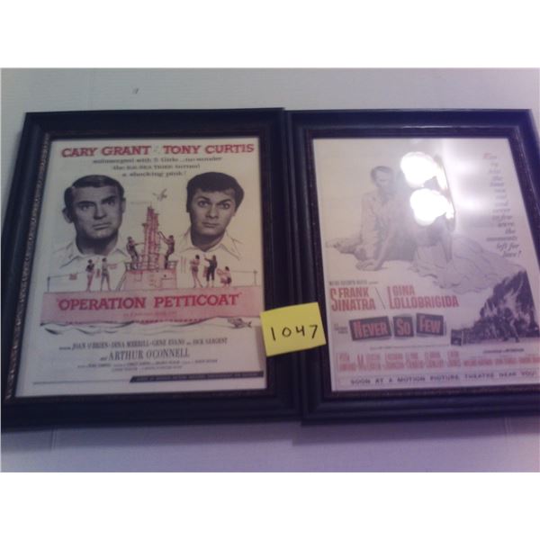 Two movie posters 14" X 11.5"
