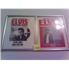 Image 1 : Two Elvis 14" X 11.5" record advertising ads