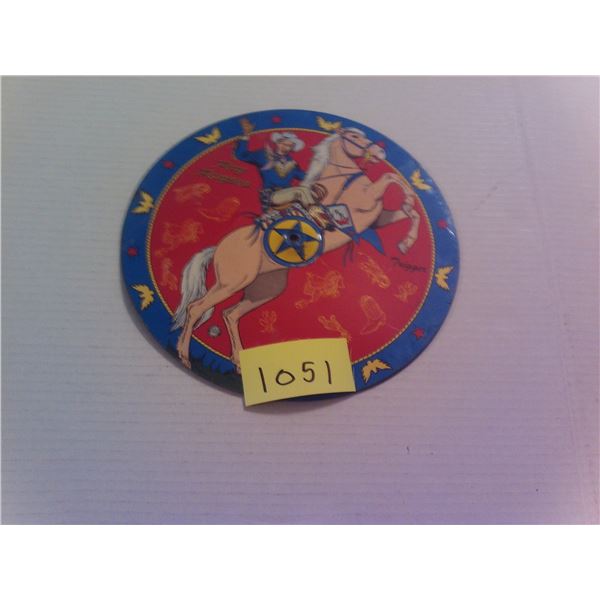 Roy Rogers collectible 10" round