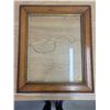 Image 1 : Picture frame (old) with glass 16" X 20"