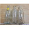 Image 1 : Two 8oz glass baby bottles, One Scott's emulsion cod liver oil glass bottle