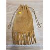 Image 1 : Fringed leather bag