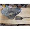 Image 1 : Coal scuttle & shovel