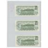 Image 2 : Lot of 3 Consecutive Serial Number 1973 $1 notes. Crow-Bouey signatures. BCT Prefix. Serial Numbers 