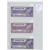 Image 1 : Lot of 3 Canadian Tire Money Scrip. 1992 25 cents, 1996 25 cents, 2004 25 cents. AU. Nice.