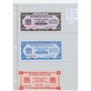 Lot of 3 Super Save Gas Coupon Scrip. 1993 10 cents, 1991 25 cents, 1989 50 cents. All Unc. Nice.