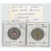 Image 1 : Lot of 2 2020 Bill Reid Toonies. Celebrated Aboriginal artist includes Colourized and Regular Toonie