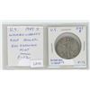 Image 1 : U.S. 1945S Silver Walking Liberty Half Dollar. San Francisco Mint. F-12.