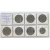 Image 1 : Lot of 7 U.S. Eisenhower & Susan B. Anthony dollars. 1971, 1971D, 1972, 1972D, 1976, 1976D, 1979S. A