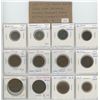 Image 1 : Lot of 12 World War I coins from Belgium, France, Germany, Great Britain, Canada and U.S.A. 1 coin A