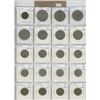 Image 1 : Lot of 20 different British Coins including farthing, crown, half crown, 50 pence, two shillings, sh