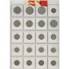 Image 2 : Lot of 20 different British Coins including farthing, crown, half crown, 50 pence, two shillings, sh