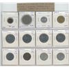 Image 1 : Lot of 12 Italian coins including EF 1867M 1 centesimo and 1 Mussolini rule 1923 2 lire. 2 coins Unc