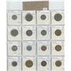 Image 1 : Lot of 16 Middle Eastern coins from Algeria, Egypt, Iran, Israel, Lebanon and Morocco. 3 coins Unc, 