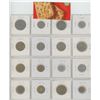 Image 2 : Lot of 16 Middle Eastern coins from Algeria, Egypt, Iran, Israel, Lebanon and Morocco. 3 coins Unc, 