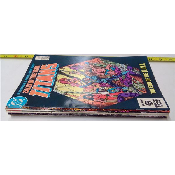 10 Teen Titans Comics - 80's - Various Condition