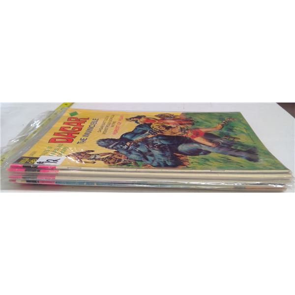 8 Gold Key Sci Fi/Fantasy Comics - Ripley's, Dagar, Turok, Tono & Kono. Etc.