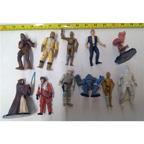 11 Star Wars Figures & Action Figures - Various