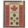 Image 1 : One Hundred Years of Canadian History in Pennies. Collection of 4 Canadian Large Cents, 1 Province o