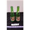 Image 1 : 2 X 7 OZ 7UP Bottles w/ Girl