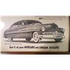 Image 2 : 1949 Mercury Car Framed Ad 15" X 12"
