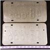 Image 2 : Matched Pair Sask 1970 Car Plates